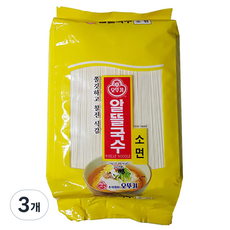 오뚜기 알뜰 국수 소면, 3kg, 3개