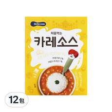 BEBECOOK 寶膳 幼兒初食咖哩醬, 100g, 12包