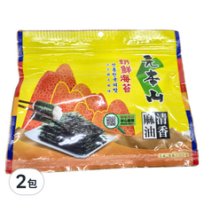 元本山 朝鮮海苔 麻油清香 口感酥脆，風味絕佳, 32.8g, 2包