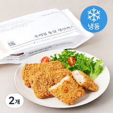 집반찬연구소 우리밀 통살 생선까스 3개입 (냉동), 2개, 240g