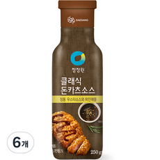 대상 청정원 클래식 돈카츠소스, 6개, 250g