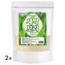 건강중심 수경재배 새싹보리 분말, 2개, 500g