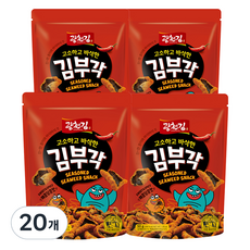광천김 고소하고 바삭한 김부각 매콤달콤맛, 20개, 50g
