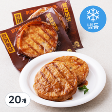 한끼통살 닭가슴살 스테이크 왕갈비맛 (냉동), 100g, 1개입, 20개 100g, 20개