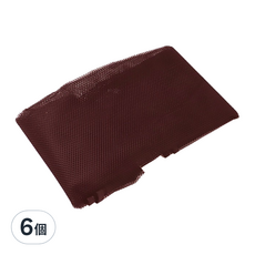 小麥購物 安全防護網 Y120 185g, 6個, 咖啡色