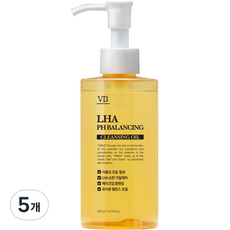 비바스 PH 밸런싱 약산성 LHA 클렌징 오일, 200ml, 5개