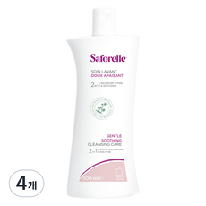 사포렐 젠틀 수딩 클렌징 케어 여성청결제, 500ml, 4개