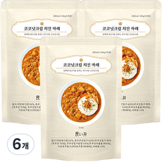 요이벤 코코넛크림 치킨 카레, 150g, 6개