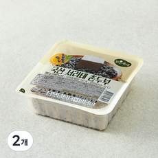 맑은물에 국산 서리태 촌두부, 300g, 2개