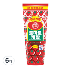 오뚜기 토마토 케챂, 500g, 6개