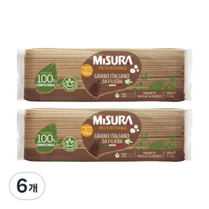 MISURA 통밀 스파게티, 500g, 6개