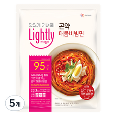 라이틀리 곤약 매콤비빔면 2인분, 433g, 5개