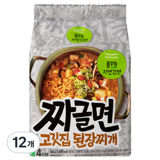 풀무원 짜글면 고깃집 된장찌개, 12개