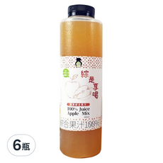 TAIWAN SWEET FARM 台灣好田 綜是享喝100%蘋果綜合果汁, 880ml, 6瓶