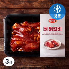 뼈 닭갈비 (냉동), 400g, 3개