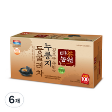 다농원 누룽지 둥굴레차, 1.5g, 100개입, 6개
