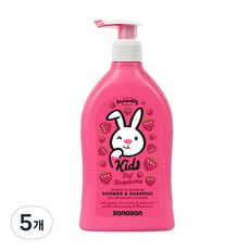 사노산 키즈 샤워앤샴푸 올인원클렌저 라즈베리 400ml-추천-상품