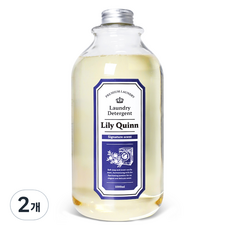 릴리퀸 프리미엄 시그니처 고농축 중성 세탁세제, 1000ml, 2개