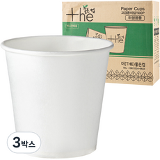 더좋은컵 무인쇄 위생 일회용 종이컵 184ml, 500개, 1500개