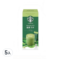星巴克 抹茶拿鐵23g x4入/盒,5入, 24g, 4入, 5盒
