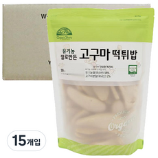 오가닉스토리 유기농 쌀로 만든 고구마 떡튀밥 30g, 15개입