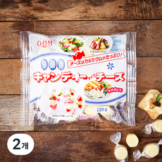 일본 QBB 캔디모양 치즈 120g 2개