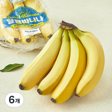 신세계푸드 에콰도르산 달콤바나나, 1kg 내외, 6개
