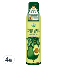 SPRAYPAL 噴寶 酪梨油 噴霧式，義大利進口，適用於各式鍋具、烤箱, 120ml, 4瓶