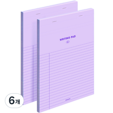 motemote B5 Legal Pad, 快樂的紫色, 6個