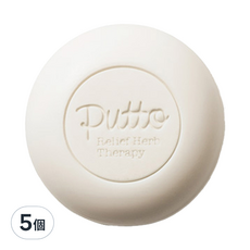 Putto 天然草本保濕香皂，豐富泡沫 橙花香氛，洗後水潤, 100g, 5個