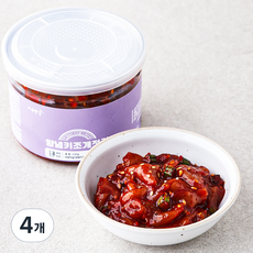 초록햇살 양념키조개젓갈, 250g, 4개