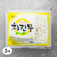 싱그람 아삭아삭 치킨무, 3kg, 3개