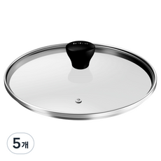 테팔 레온 프라이팬 유리뚜껑, 24cm, 5개