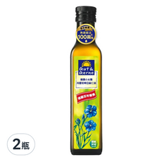 Smartbio 智慧誠選 德國小太陽150年 冷壓初榨亞麻仁油 250毫升, 250ml, 2瓶