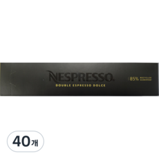 네스프레소 버츄오 더블에스프레소 돌체, 9.5g, 10개입, 4개