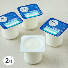 연세유업 연세 요거트 플레인, 80g, 4개입, 2개 320g, 2개