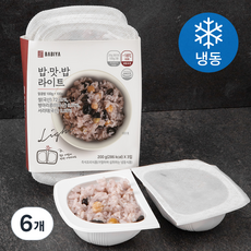 밥이야 0.5공기 밥맛밥라이트 알콩밥 (냉동), 200g, 6개