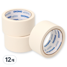 오공 마스킹 테이프 48mm x 20m, 12개