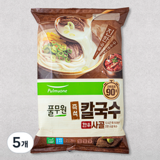 풀무원 즉석 사골 칼국수, 384g, 5개