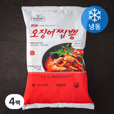 미인중식홍야 홍야 오징어짬뽕 2인분 (냉동), 1260g, 4팩