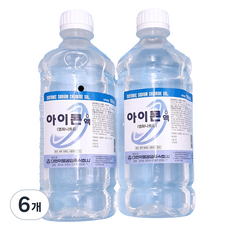 대한약품공업주식회사 아이콘 렌즈 세정액, 1L, 6개