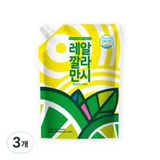 바로푸드 레알 깔라만시, 1L, 3개 - 수토만텔라시