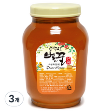 소백산벌꿀 선흥 사양 잡화꿀, 3개, 2.4kg
