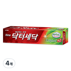 닥터세닥 오리지날 플러스 치약, 140g, 4개 - 닥터센클