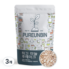 푸른빈 튀긴 마늘 후레이크, 500g, 3개