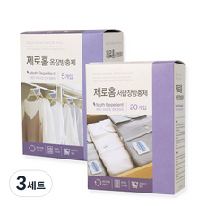 크린스타 제로홈 방충제 라벤다향 옷장 5p + 서랍장 20p 세트, 3세트