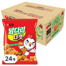 농심 닭다리 너겟 후라이드 치킨맛, 130g, 24개