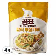 곰표 갈릭 부침가루, 1kg, 4개