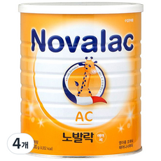 노발락 AC 분유, 800g, 4개