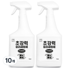 생활공식 초강력 파워 유리세정제, 10개, 750ml